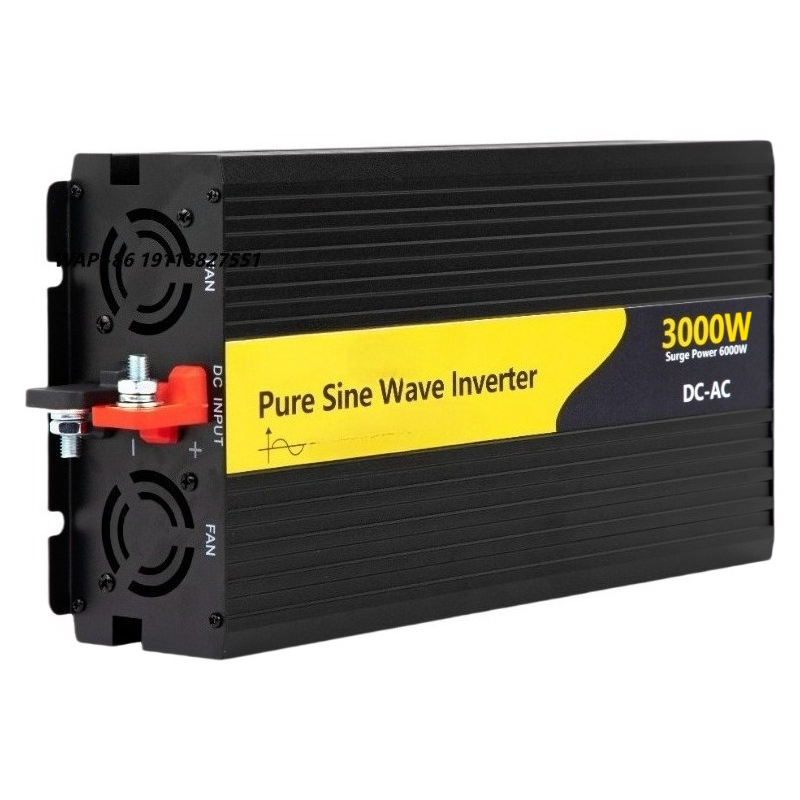 Power Supply 12V - Roger 3000W-B 純正弦波インバーター：12V/24V/48Vから220Vへの変換、屋外モバイル電源＆トラック搭載インバーター
