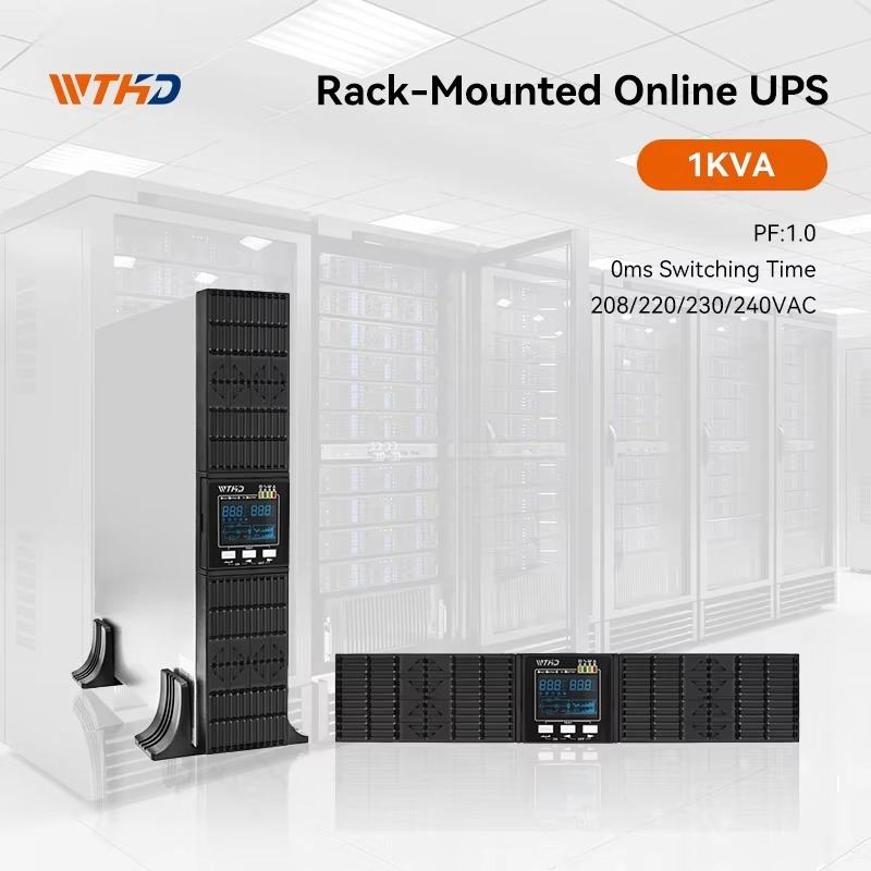 Pc Power Supply - 高周波オンラインラックマウントUPS 1KVA UPS パソコン用バックアップ電源