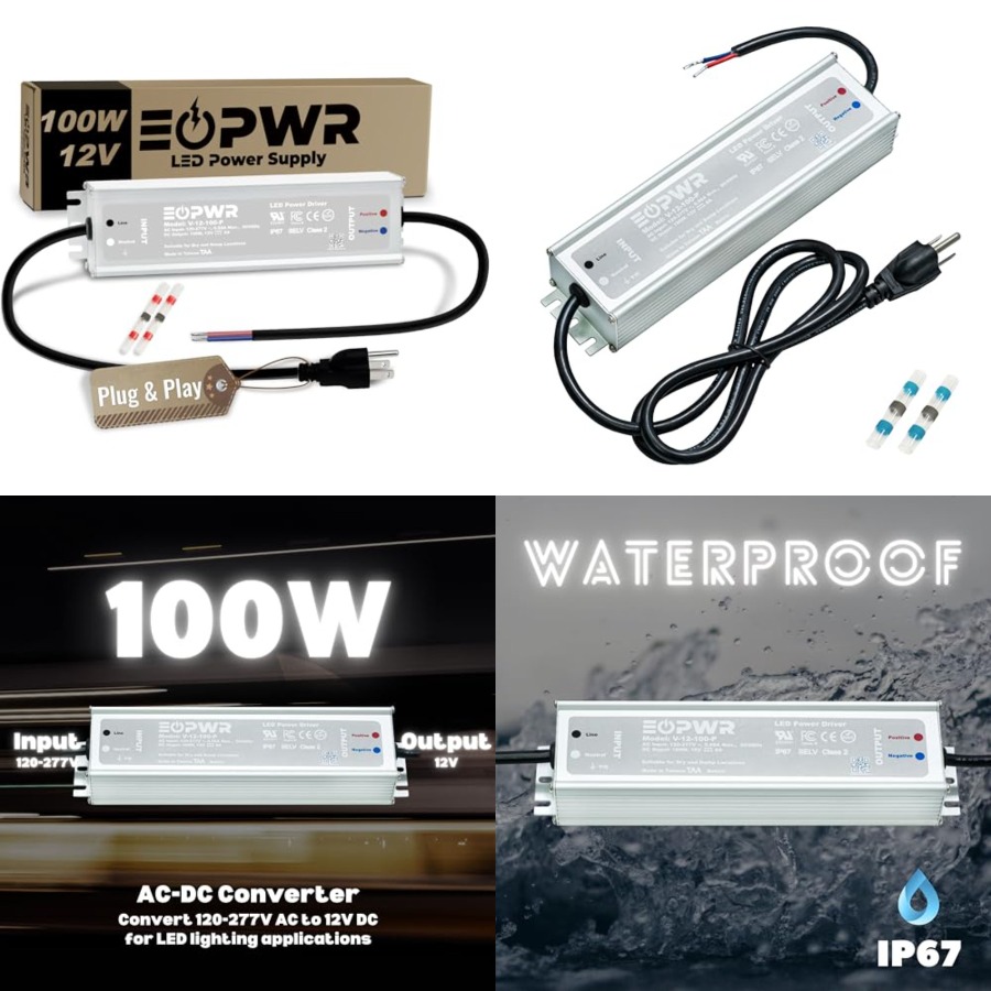Ac Power Supply - LED ドライバー防水 IP67 電源 AC120-277V から