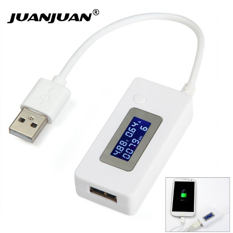 Power Supply Tester - ミニクリエイティブモバイル充電器検出器,ポータブルUSBテスター,医師電圧電流計,液晶画面