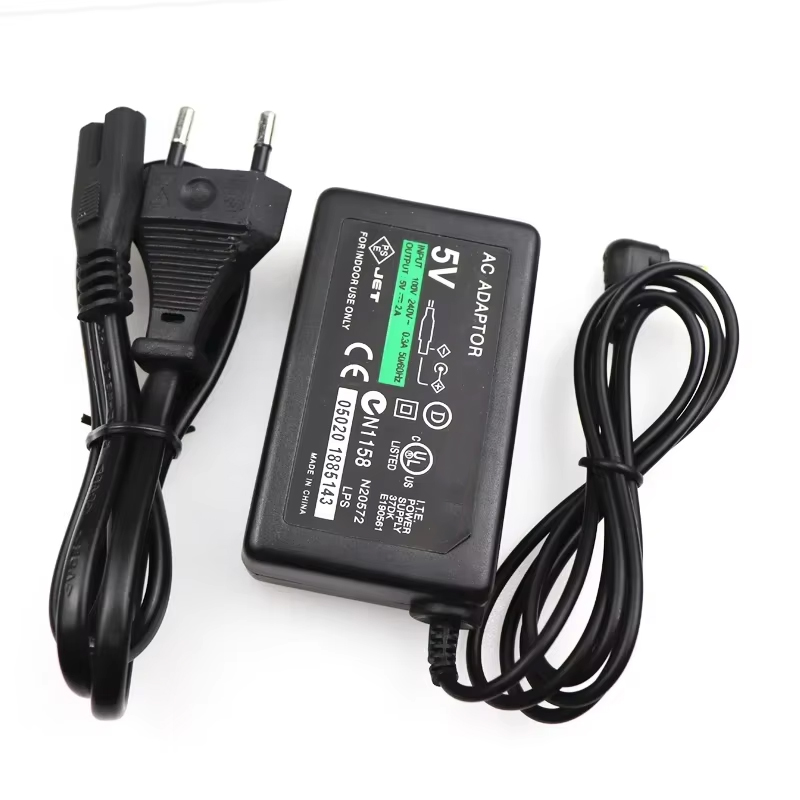 Smps Power Supply - EU USプラグACアダプター壁掛け充電器 PSP充電器電源コード ソニー PlayStation PSP