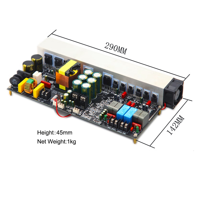 ハイファイ 1000 ワットハイパワーデジタルアンプボード  - Power Supply 500W のレビューと価格