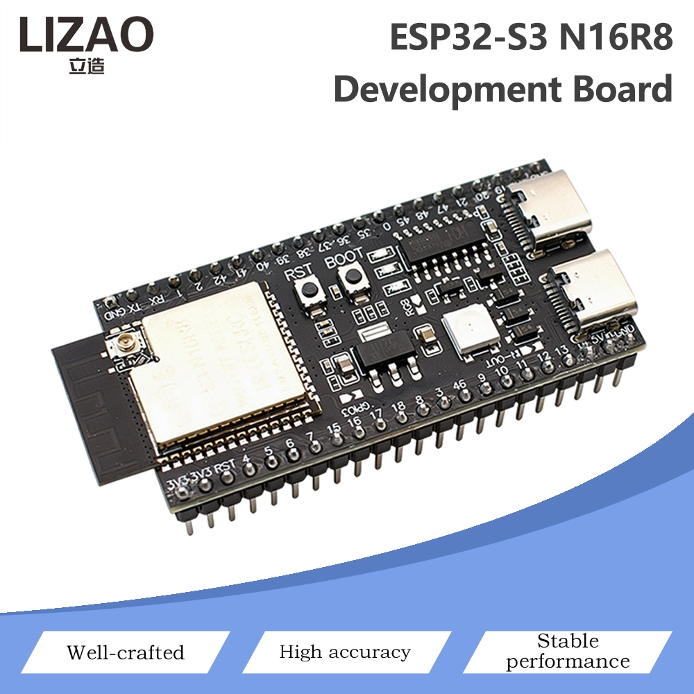 ESP32-S3 N16R8 開発ボード、デュアルType- - Modular Power Supply のレビューと価格