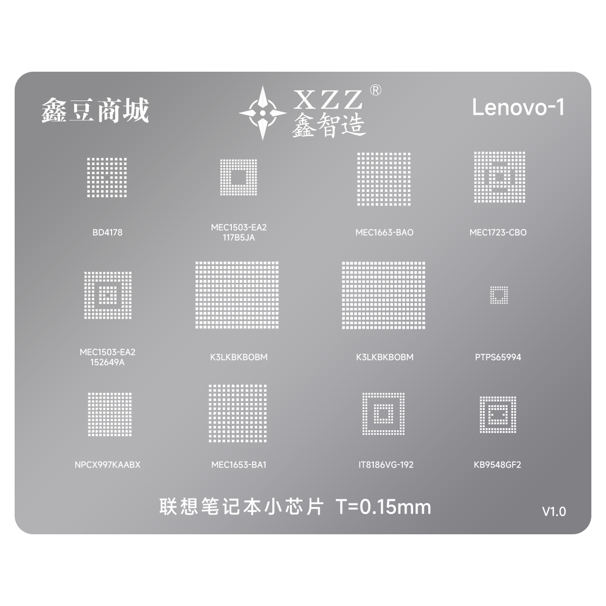 XZZ はんだペーストステンシル Lenovo チップ NP - Power Supply Tester のレビューと価格