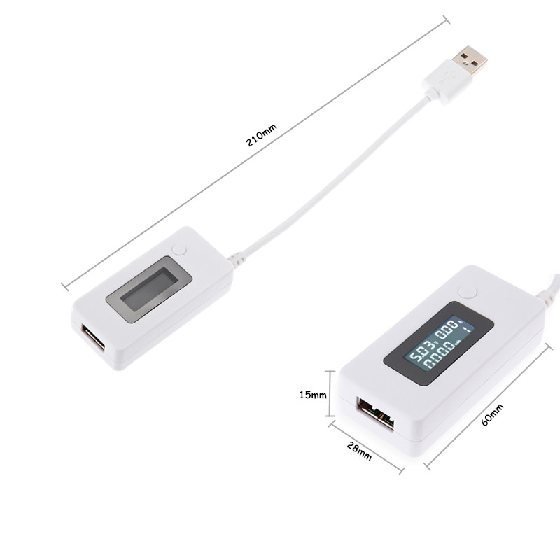 ミニクリエイティブモバイル充電器検出器,ポータブルUSBテス - Power Supply Tester のレビューと価格