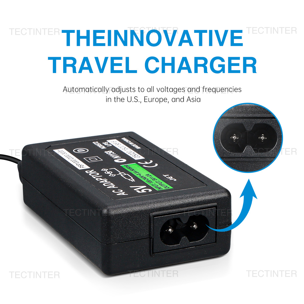 EU USプラグACアダプター壁掛け充電器 PSP充電器電源 - Smps Power Supply のレビューと価格